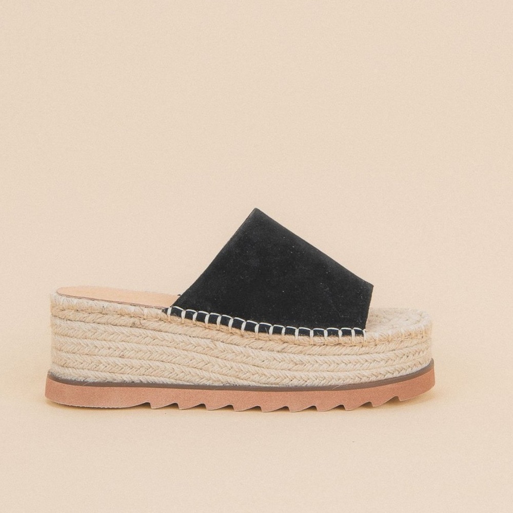 MIIM Eva - Espadrille Platform Slide - Picture 4 of 4